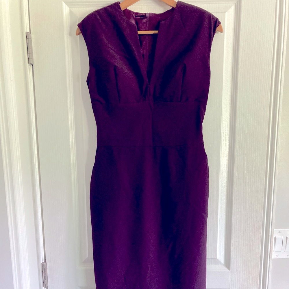 SINGLE Purple Sheath Dress, Size 2